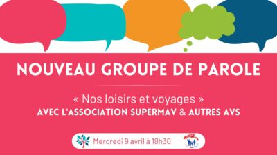 Image for the Tweet beginning: #GroupeDeParole 💬 | En partenariat